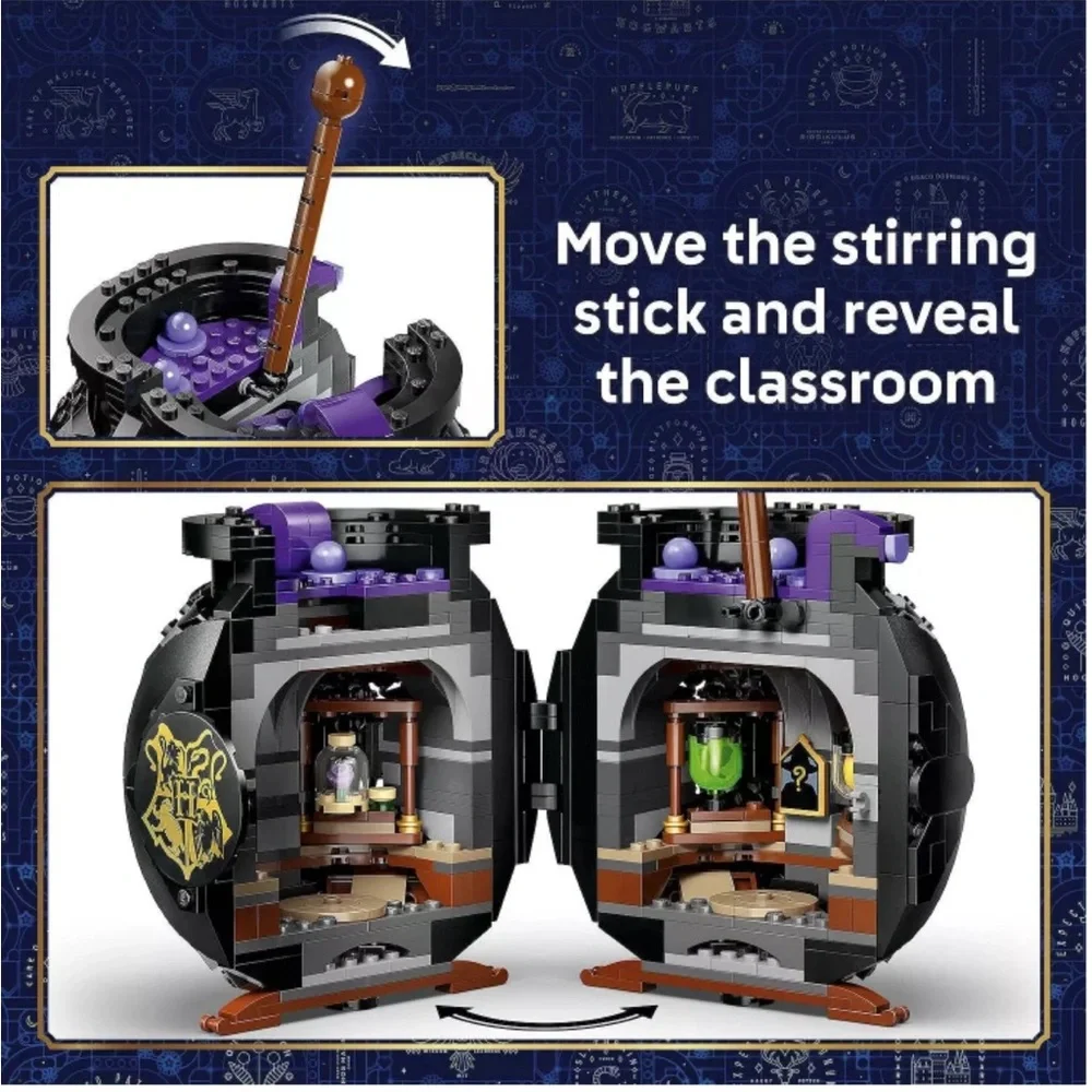 LEGO Harry Potter Magical Cauldron Secret Potions Classroom 76464 652 Pieces 10+